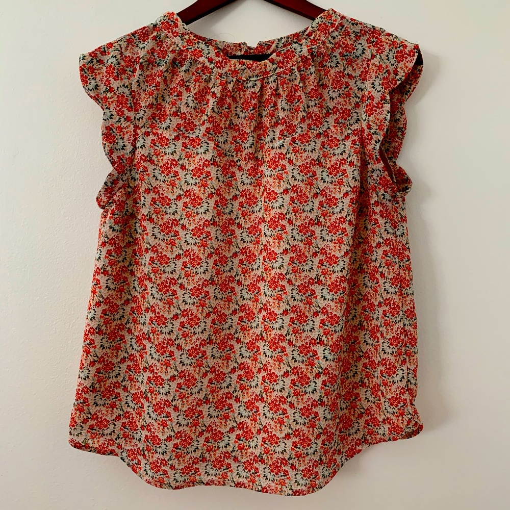 Floral Print Short Sleeve